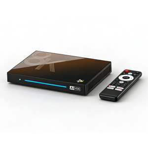 Boîtier TV Android le plus récent, lecteur multimédia en streaming octa-core, RAM ROM WiFi, prise en charge de l'IA, appareil de divertissement haut de gamme, boîte de télévision - Product Image 1