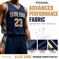 Uniforme de Baloncesto Sublimado Personalizado Premium, Jersey Deportivo Transpirable para Clubes, Escuelas y Equipos Competitivos