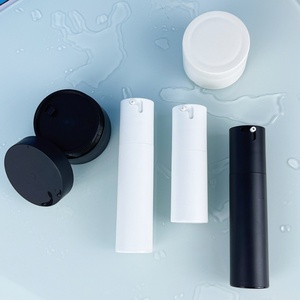 White Airless <b>Pump</b> <b>Bottle</b> Round Vacuum Left Right Twist Serum <b>Bottle</b> 30ml 50ml Rotating Airless Twist <b>Pump</b> <b>Bottle</b> - Product Image 5