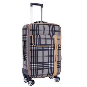 2024 Popular PU Travelling Hand Luggage Bag Password Travel Box Business Spinner Wheels Suitcase <strong>Trolle</strong> - Product Image 1