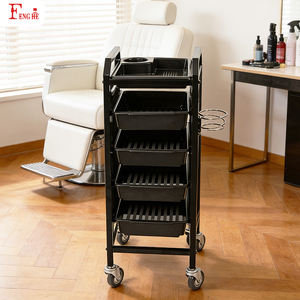 Troli <span class=keywords><strong>Salon</strong></span> Vintage Grosir dengan Roda, Laci Penyimpanan, Peralatan <span class=keywords><strong>Salon</strong></span> Kecantikan untuk Ahli Kecantikan - Product Image 6