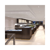 Pequeño escaparate LED al por menor para la cabina de conferencia de diamante de cristal de la joyería con cerradura para la exhibición del mostrador de la feria Jewel Display