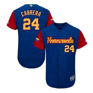 Honkbal Softbal Kleding Francisco Lindor Honkbal Wereld Team Venezuela Honkbal Klassieke Trui - Product Image 3