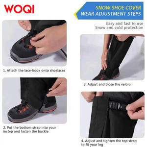 Protège-jambes WOQI pour activités de plein air, imperméables et chauds, protection des mollets pour la randonnée, l'alpinisme, le camping, adultes - Product Image 4