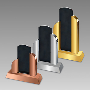 Noble Gold Silver Rose Gold Crystal Trophy Award Multicolor Crystal Award for Business Recognition <strong>Corporate</strong> <strong>Gift</strong> - Product Image 5