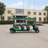 Carrito de Golf Eléctrico de 6 Plazas en Oferta, Motor de CA de 4KW, Transporte Turístico para Comunidades y Campus, Excelente Precio