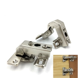 Bisagra ajustable de 90 grados para gabinete de esquina ciega, con cierre suave, brazo corto, hidráulica, de acero, para cocina, hogar, sala de estar, oficina en casa - Product Image 4