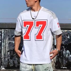 Manufacturer Customized O Neck Football <b>T</b> <b>Shirts</b> Custom Mesh Knitted Soccer Jersey <b>Men</b> <b>Cropped</b> Boxy Oversized <b>t</b> <b>Shirt</b> - Product Image 3