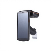 Lector RFID UHF Portátil, Escáner de Código de Barras 2D, Pantalla de 5.5 Pulgadas, USB, ABS, Android 11, Lector/Escritor de 20M para Inventario de Almacén