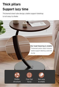 Wholesale Multifunctional Movable Small Coffee <b>Table</b> Home Balcony Leisure <b>Tables</b> Chairs Living Room Side Cabinet - Product Image 3