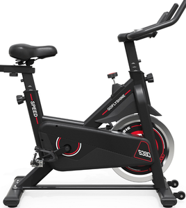 Bicicleta de Ciclismo Indoor Comercial Homu con Volante de Inercia de 5 kg, Transmisión por Cadena, Capacidad de 120 kg, Freno de Fricción, para Gimnasio y Estudio, Bicicletas de <span class=keywords><strong>Spinning</strong></span> para Cardio - Product Image 3