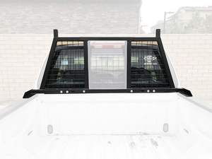 Venta directa de fábrica Ajustable Heavy Duty Truck Dolor de cabeza Rack Protección de ventana trasera No-Drill Bolt-On Mount Se adapta a la mayoría de las camas de camioneta - Product Image 6