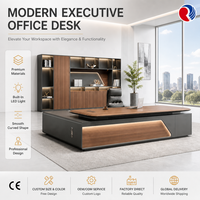 Bureau de direction pour petit bureau, mobilier compact en forme de L, idéal pour les startups