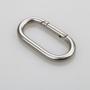 Đầu Nối Chịu Tải Nặng Bằng Thép Không Gỉ 304 316 Chất Lượng Cao Từ Nhà Máy Móc Leo Núi Móc Khóa Thẳng - Product Image 2