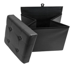 Banc Pliant Cube Pouf Grand Tabouret Siège Table Basse <span class=keywords><strong>Coffre</strong></span> <span class=keywords><strong>De</strong></span> <span class=keywords><strong>Rangement</strong></span> et Plus Contemporain Ottoman banc - Product Image 5