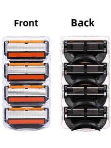 Nouveau <span class=keywords><strong>rasoir</strong></span> pour homme 2025 à six lames en acier inoxydable, 6 couches de lames, entièrement lavable, compatible avec les rasoirs à <span class=keywords><strong>5</strong></span> lames - Product Image 2