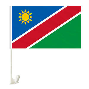 Drapeau personnalisable Double face en Polyester pour fenêtre de voiture, vente en gros, d'usine, - Product Image 1