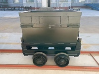 Wagon de transport minier à quatre roues Zlinktric, à carrosserie fermée, avec pompe et roulement, pour le transport dans les tunnels de charbonnages