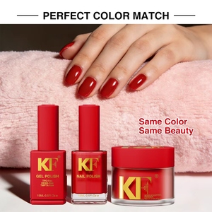 Système de poudre à tremper 3 en 1 à séchage rapide, compatible avec le vernis gel et la laque à ongles, marque privée OEM, kit de nail art pour salon - Product Image 6