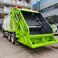 Camion compacteur de déchets Howo 6x4 avec moteur Weichai, 371HP/400HP Euro2, pneus 12R22.5, conduite à gauche/droite, essieu HC16