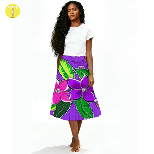 El Último Vestido Largo de Frangipani a la Moda, Vestido de Mujer de Alta Calidad de Wallis y <span class=keywords><strong>Futuna</strong></span>, Vestido Isleño de Estilo Hawaiano - Product Image 6