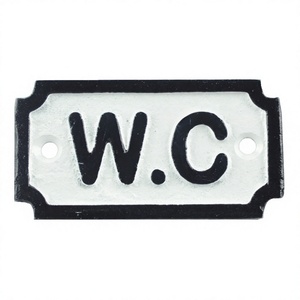 WC General Sign High Grade Made In India Super Selling Metal Cast Iron Unique Wall Sign Unique Decorative Light Weight Sign - Product Image 1