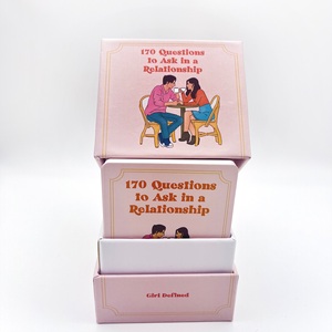 Cartes de jeu de quiz personnalisées avec logo imprimé pour couples, en papier, emballage sur mesure, fabricant direct pour la communication - Product Image 6