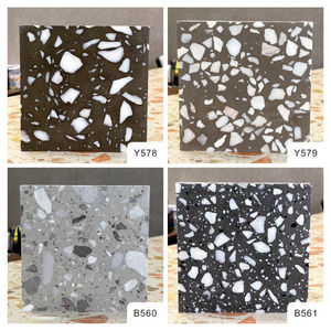 Carrelage Terrazzo Extérieur pour Pavage 600x600 Carrelage <span class=keywords><strong>Ciment</strong></span> Vente en Gros Pierre Artificielle Terrazzo Carrelages de Sol. W1WBR212 - Product Image 2