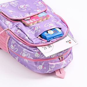 Promoción Plain Pink Simple Printed Soft Cute Teen Backpack para Niñas para estudiantes Mochila escolar de alto grado - Product Image 3