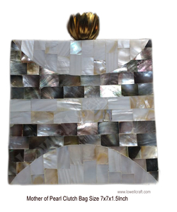 BRC06069 Wedding Party Bridal Fancy Bag <b>Chains</b> MOP Natural Crystal <b>Cheap</b> Ladies Bags Crossbody Handmade - Product Image 3