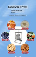 Presse à miel et à raisins manuelle faite maison / Machine à presser les fruits à la main, petite machine à jus de raisin pour usage domestique