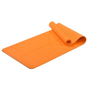 Tapete de Gimnasio Personalizado de TPE con Arco Simple, Antideslizante de Doble Cara, Alta Adherencia, Ecológico, para Fitness y Yoga, Venta al por Mayor, Fabricación OEM - Product Image 6