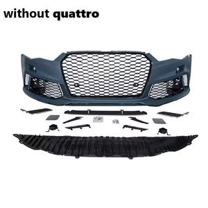 Livraison gratuite voiture <span class=keywords><strong>2016</strong></span>-2018 A6 S6 Kit carrosserie pare-chocs avant <span class=keywords><strong>RS6</strong></span> Style Look avec calandre <span class=keywords><strong>quattro</strong></span> pour <span class=keywords><strong>Audi</strong></span> A6 S6 C7.5 <span class=keywords><strong>2016</strong></span> 2017 2018 - Product Image 3