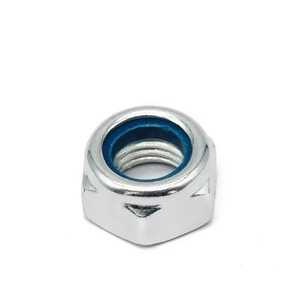 Tuercas de Seguridad Hexagonales de Acero al Carbono con Recubrimiento de Zinc DIN985 Anti-aflojamiento - Product Image 1