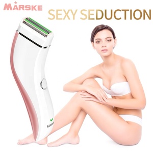 Venta caliente Marske USB 6133 lavable recargable <span class=keywords><strong>dama</strong></span> depiladora con Base de apoyo - Product Image 2