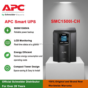 SMC1500I-CH 1,5 kVA Monophasé Alimentation sans interruption (ASI) avec batterie VRLA au plomb et protection contre les surtensions pour postes de travail de bureau - Product Image 1