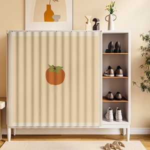 Rideaux de cuisine en tissu velours épais de luxe <span class=keywords><strong>120</strong></span>*200cm, motif floral, panneaux de blocage pour <span class=keywords><strong>armoire</strong></span> de cuisine, rideaux de fenêtre - Product Image 5