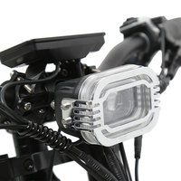 TXED Moto électrique tout-terrain de 20 pouces pour adultes 52V/20Ah Batterie au lithium 1200W Dirt Bike 7 vitesses Grosse moto électrique
