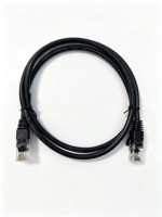 Câble de communication réseau Cat5e UTP 24AWG RJ45 de 1 mètre, directement de l'usine, pour panneau de brassage, commutateur et rack de serveur