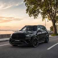 Kit carrosserie en fibre de carbone sèche style Bra-B GLS800 pour Mercedes Benz GLS X167 2020-2024, lèvre avant et diffuseur arrière