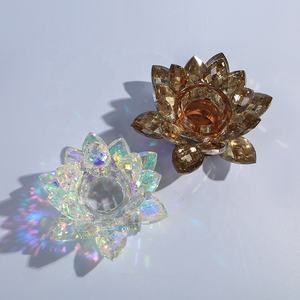 ที่ใส่เทียนทีไลท์รูปดอกบัวคริสตัลสีสันสดใส ดีไซน์ใหม่ล่าสุด MH-Z0271 - Product Image 6