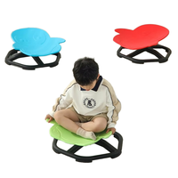 Nouvelle conception, chaise pivotante en forme de pingouin mignon, base en plastique et métal, équipement d'entraînement à l'intégration sensorielle