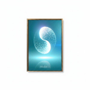 Modern Abstract <b>Canvas</b> Art: Printed Design for Office Decor,GOLD <b>FRAMED</b> <b>CANVAS</b> - Product Image 2