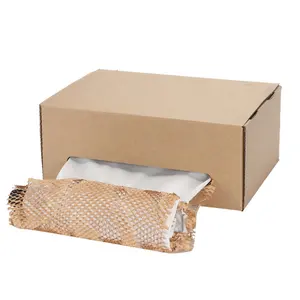 Wholesale Custom Box Stretch Wrap Honeycomb Craft Paper Self Dispenser Shipping Buffer Honeycomb Paper With Box