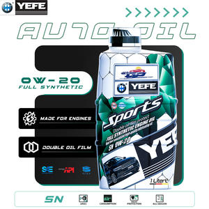 Olio Motore Auto <span class=keywords><strong>0W</strong></span> <span class=keywords><strong>20</strong></span> Lubrificante Completamente Sintetico per Auto Ibride Migliora l'Avviamento a Freddo Aumenta l'Economia di Carburante Riduce l'Attrito - Product Image 1