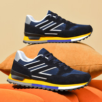 Usine de chaussures OEM ODM, chaussures de marche noires, chaussures de skate, chaussures de course, trois couleurs, baskets en mesh pour hommes, zapatillas hombre