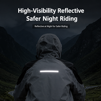 Vêtements de pluie pour moto imperméables, respirants, réfléchissants, haute visibilité, pour hommes, femmes, unisexe, veste et pantalon, combinaison de pluie