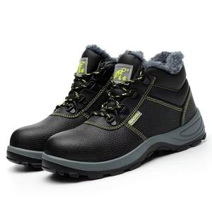 JIANKUN CE SBP Veiligheidsschoenen Waterdicht Geperst Runderleer Antislip Winter Buitenwerk Constructiewerk Zool Stalen Neus voor Heren - Product Image 5