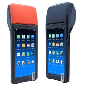 안드로이드 11 O/S 모바일 pos 터미널 4G SIM 카드 GPS NFC 내장 프린터 pos 기계