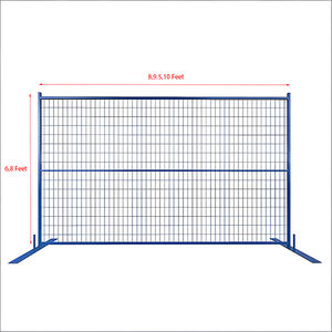 Clôture Temporaire Démontable Meilleur Prix Clôture Temporaire en Tube d'Acier Barrière Temporaire en Tuyau d'Acier - Product Image 5